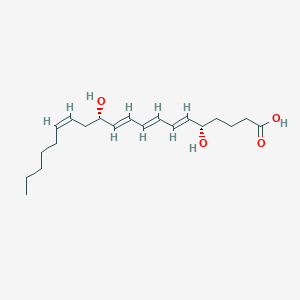 molecular formula C20H32O4 B032345 6-反式-12-表-白三烯 B4 CAS No. 71548-19-1