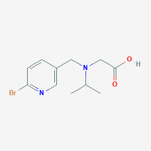 molecular formula C11H15BrN2O2 B3234542 [(6-Bromo-pyridin-3-ylmethyl)-isopropyl-amino]-acetic acid CAS No. 1353977-69-1