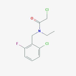 2-Chloro-N-(2-chloro-6-fluoro-benzyl)-N-ethyl-acetamide