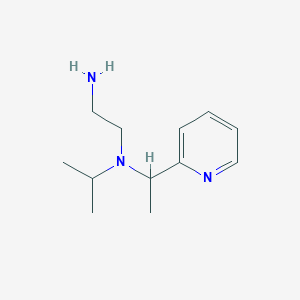 molecular formula C12H21N3 B3234595 N1-Isopropyl-N1-(1-(pyridin-2-yl)ethyl)ethane-1,2-diamine CAS No. 1353978-40-1