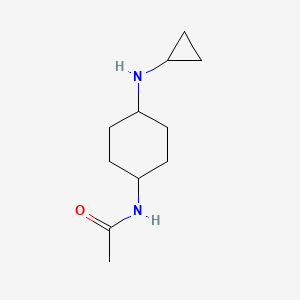 molecular formula C11H20N2O B3234627 N-(4-Cyclopropylamino-cyclohexyl)-acetamide CAS No. 1353979-26-6