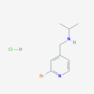 molecular formula C9H14BrClN2 B3234661 (2-Bromo-pyridin-4-ylmethyl)-isopropyl-amine hydrochloride CAS No. 1353979-75-5