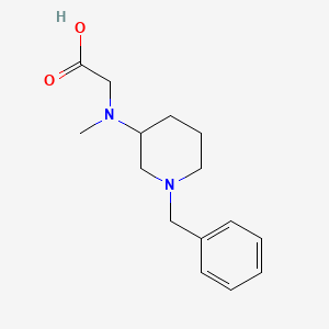 molecular formula C15H22N2O2 B3234746 [(1-Benzyl-piperidin-3-yl)-methyl-amino]-acetic acid CAS No. 1353980-98-9