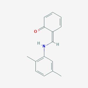 (6Z)-6-[(2,5-dimethylanilino)methylidene]cyclohexa-2,4-dien-1-one