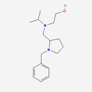 molecular formula C17H28N2O B3234762 2-[(1-Benzyl-pyrrolidin-2-ylmethyl)-isopropyl-amino]-ethanol CAS No. 1353981-16-4
