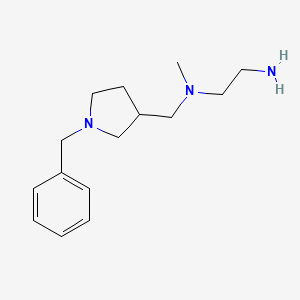 molecular formula C15H25N3 B3234794 N1-((1-Benzylpyrrolidin-3-yl)methyl)-N1-methylethane-1,2-diamine CAS No. 1353981-55-1