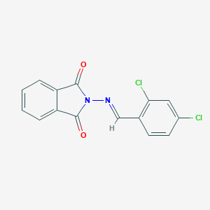 molecular formula C15H8Cl2N2O2 B323482 2-[(2,4-dichlorobenzylidene)amino]-1H-isoindole-1,3(2H)-dione 