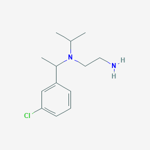 molecular formula C13H21ClN2 B3234828 N*1*-[1-(3-Chloro-phenyl)-ethyl]-N*1*-isopropyl-ethane-1,2-diamine CAS No. 1353982-53-2
