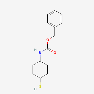 (4-Mercapto-cyclohexyl)-carbamic acid benzyl ester