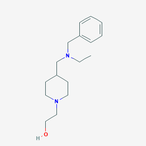molecular formula C17H28N2O B3234868 2-{4-[(Benzyl-ethyl-amino)-methyl]-piperidin-1-yl}-ethanol CAS No. 1353983-46-6