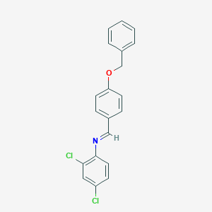 molecular formula C20H15Cl2NO B323487 N-(4-Benzyloxybenzylidene)-2,4-dichloroaniline 
