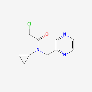 2-Chloro-N-cyclopropyl-N-pyrazin-2-ylmethyl-acetamide