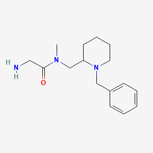 molecular formula C16H25N3O B3234902 2-Amino-N-(1-benzyl-piperidin-2-ylmethyl)-N-methyl-acetamide CAS No. 1353984-47-0