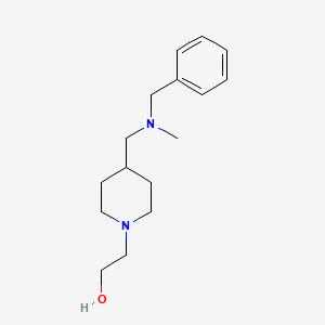 molecular formula C16H26N2O B3234939 2-{4-[(Benzyl-methyl-amino)-methyl]-piperidin-1-yl}-ethanol CAS No. 1353985-27-9