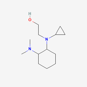 molecular formula C13H26N2O B3234985 2-[Cyclopropyl-(2-dimethylamino-cyclohexyl)-amino]-ethanol CAS No. 1353985-94-0