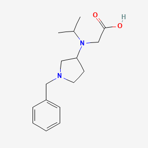 molecular formula C16H24N2O2 B3234990 [(1-Benzyl-pyrrolidin-3-yl)-isopropyl-amino]-acetic acid CAS No. 1353986-01-2