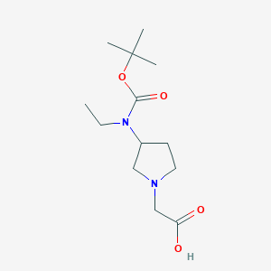 [3-(tert-Butoxycarbonyl-ethyl-amino)-pyrrolidin-1-yl]-acetic acid