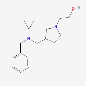 molecular formula C17H26N2O B3235065 2-{3-[(Benzyl-cyclopropyl-amino)-methyl]-pyrrolidin-1-yl}-ethanol CAS No. 1353988-06-3
