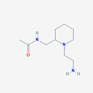 molecular formula C10H21N3O B3235069 N-[1-(2-Amino-ethyl)-piperidin-2-ylmethyl]-acetamide CAS No. 1353988-60-9