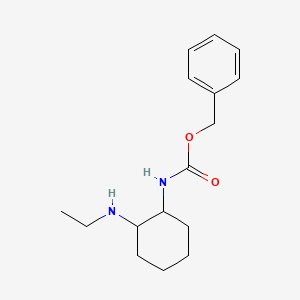 molecular formula C16H24N2O2 B3235104 (2-Ethylamino-cyclohexyl)-carbamic acid benzyl ester CAS No. 1353989-56-6