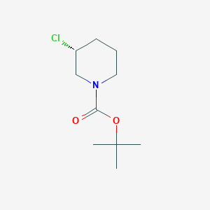 molecular formula C10H18ClNO2 B3235165 (R)-3-Chloro-piperidine-1-carboxylic acid tert-butyl ester CAS No. 1353995-32-0