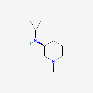 molecular formula C9H18N2 B3235280 Cyclopropyl-((S)-1-methyl-piperidin-3-yl)-amine CAS No. 1354000-40-0