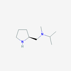 molecular formula C9H20N2 B3235298 Isopropyl-methyl-(S)-1-pyrrolidin-2-ylmethyl-amine CAS No. 1354002-10-0