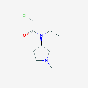 molecular formula C10H19ClN2O B3235327 2-Chloro-N-isopropyl-N-((R)-1-methyl-pyrrolidin-3-yl)-acetamide CAS No. 1354003-53-4