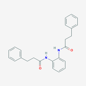 molecular formula C24H24N2O2 B323535 N,N'-1,2-phenylenebis(3-phenylpropanamide) 