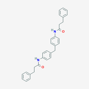 molecular formula C31H30N2O2 B323536 N,N'-[methylenebis(4,1-phenylene)]bis(3-phenylpropanamide) 