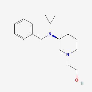 molecular formula C17H26N2O B3235397 2-[(S)-3-(Benzyl-cyclopropyl-amino)-piperidin-1-yl]-ethanol CAS No. 1354009-72-5