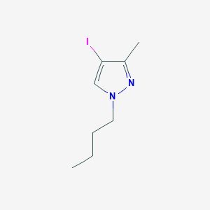 molecular formula C8H13IN2 B3235716 1-Butyl-4-iodo-3-methyl-1H-pyrazole CAS No. 1354705-53-5