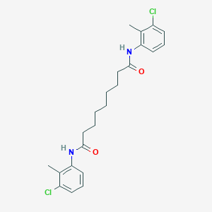 molecular formula C23H28Cl2N2O2 B323575 N,N'-bis(3-chloro-2-methylphenyl)nonanediamide 