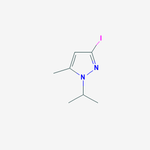 molecular formula C7H11IN2 B3235751 3-Iodo-1-isopropyl-5-methyl-1H-pyrazole CAS No. 1354706-90-3