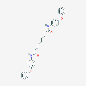 molecular formula C33H34N2O4 B323582 N,N'-bis(4-phenoxyphenyl)nonanediamide 