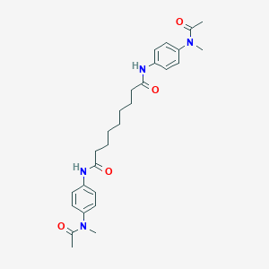 N,N'-bis{4-[acetyl(methyl)amino]phenyl}nonanediamide