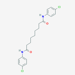 molecular formula C21H24Cl2N2O2 B323585 N,N'-bis(4-chlorophenyl)nonanediamide 