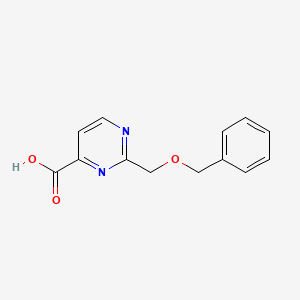 2-((Benzyloxy)methyl)pyrimidine-4-carboxylic acid