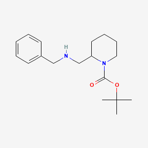 molecular formula C18H28N2O2 B3235856 Tert-butyl 2-((benzylamino)methyl)piperidine-1-carboxylate CAS No. 1356111-56-2