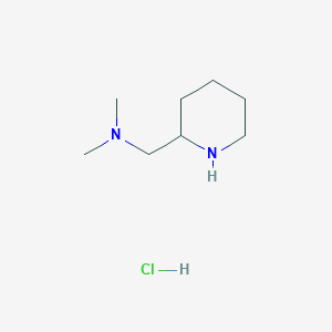 molecular formula C8H19ClN2 B3235919 Dimethyl-piperidin-2-ylmethyl-amine hydrochloride CAS No. 1357352-64-7