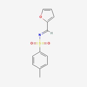 molecular formula C12H11NO3S B3235968 N-(furan-2-ylmethylidene)-4-methylbenzenesulfonamide CAS No. 135822-87-6