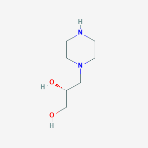 (2R)-3-piperazin-1-ylpropane-1,2-diol