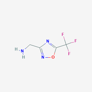 (5-(Trifluoromethyl)-1,2,4-oxadiazol-3-yl)methanamine