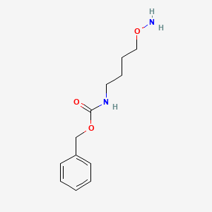 molecular formula C12H18N2O3 B3236037 Benzyl (4-aminooxybutyl)carbamate CAS No. 1359993-60-4