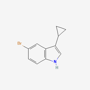 5-bromo-3-cyclopropyl-1H-indole