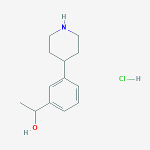 1-(3-(Piperidin-4-yl)phenyl)ethan-1-ol hydrochloride