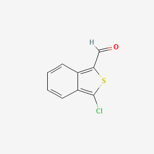 molecular formula C9H5ClOS B3236091 3-Chlorobenzo[c]thiophene-1-carbaldehyde CAS No. 136132-56-4