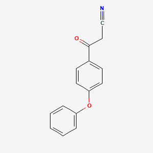 molecular formula C15H11NO2 B3236221 3-Oxo-3-(4-phenoxyphenyl)propanenitrile CAS No. 136562-77-1