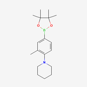 3-Methyl-4-(piperidin-1-yl)phenylboronic acid pinacol ester