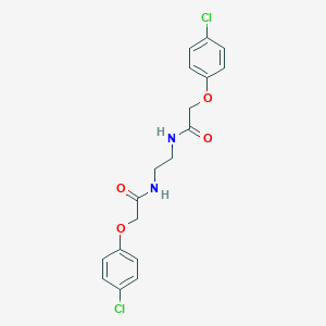 molecular formula C18H18Cl2N2O4 B323627 2-(4-chlorophenoxy)-N-(2-{[(4-chlorophenoxy)acetyl]amino}ethyl)acetamide 